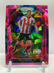 2020-21 Panini Prizm Premier RC Pink Cracked Ice Ben Osborn #25 Sheffield